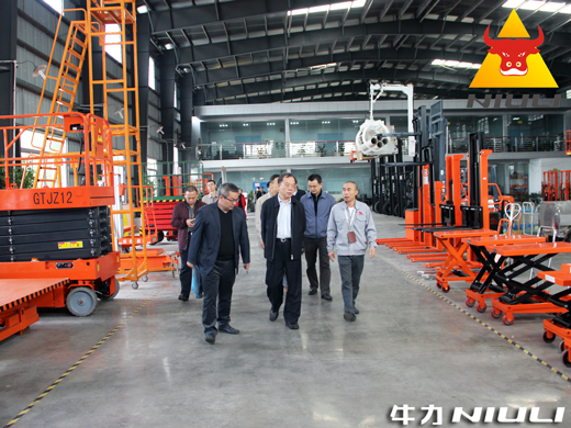 廣東省經(jīng)信委副主任林位超等領(lǐng)導(dǎo)到牛力參觀考察